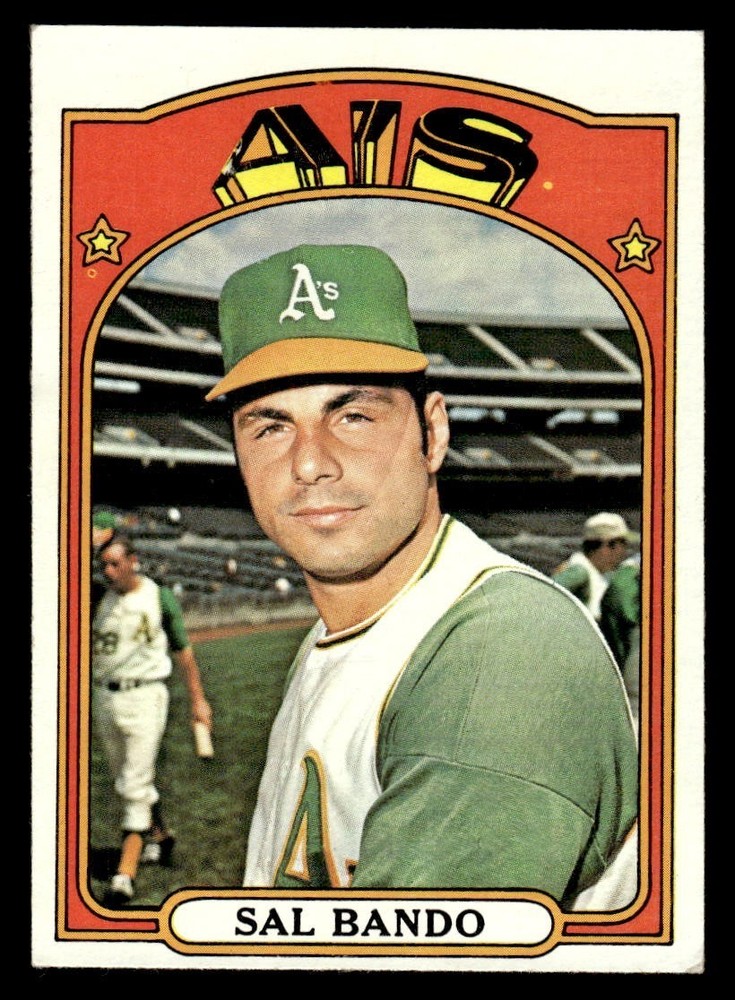 1972 Topps Baseball #650 Sal Bando VG/EX *e2