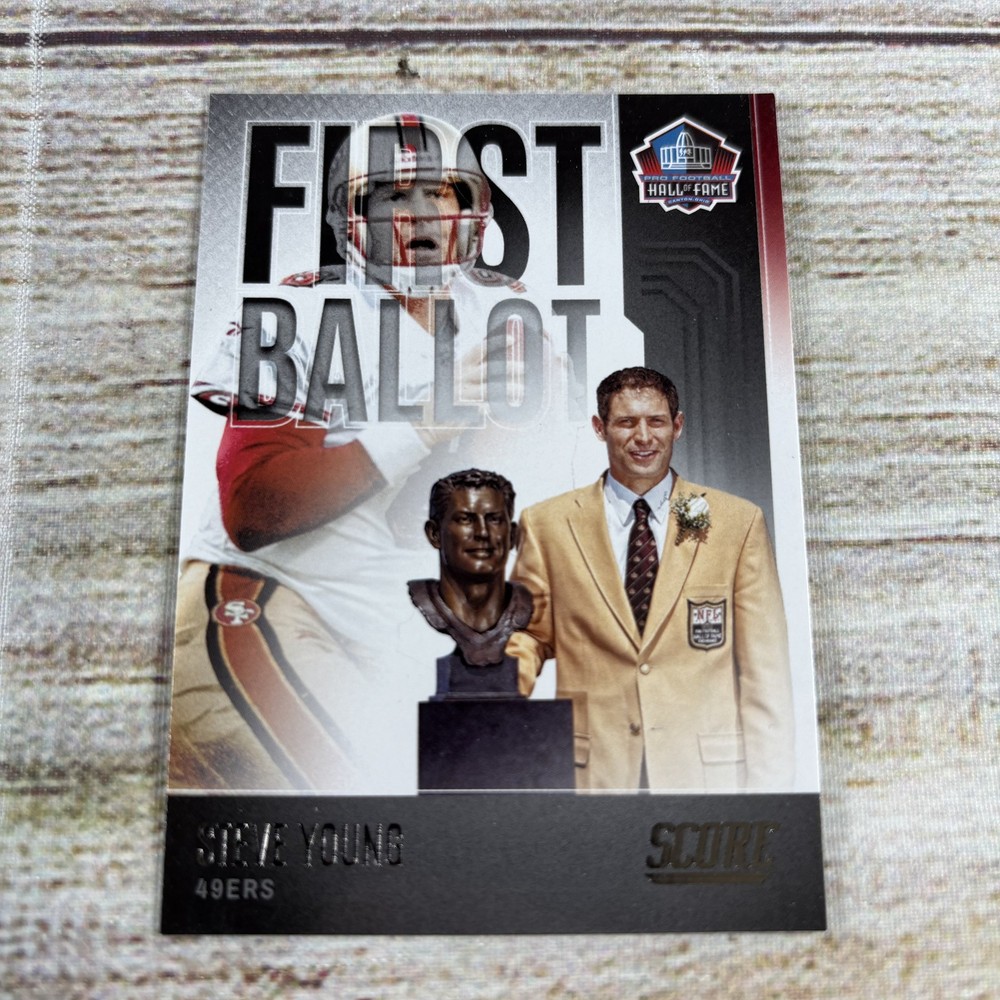 2022 Panini Score First Ballot Steve Young FB-SY HOF San Francisco 49ers NFL