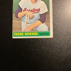 1966 Topps – Frank Howard High #515 Washington Senators Set Break EX-
