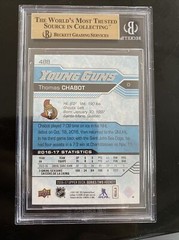 Thomas Chabot 2016-17 Upper Deck Young Guns #488 BGS 9.5 Senators RC NHL