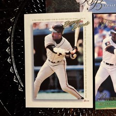 1994-95 Barry Bonds 3 Card Lot Flair Opee-chee