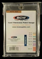 200 BCW Magnetic Card Holder 35 Pt Recessed UV Protection 2 1/2 x 3 1/2 Inside