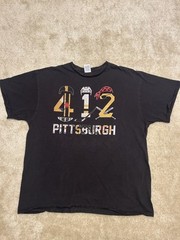 Pittsburgh 412 Shirt XL Black Mens Delta Pro Weight Tee Football Hockey Baseball