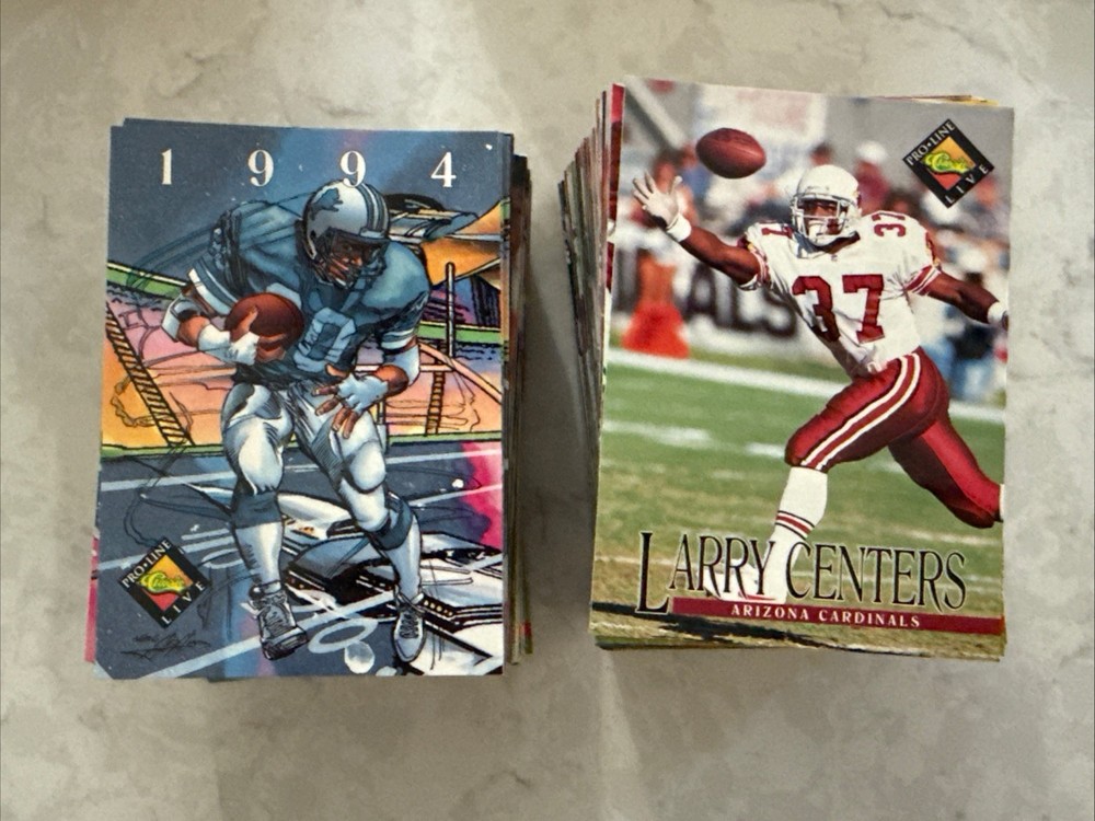 1994 Classic Pro Line Live Football Card #s 251-405 -You Pick- NFL Trading Cards