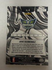 2025 PANINI PRIZM ARIKE OGUNBOWALE ABSTRACT SSP #4