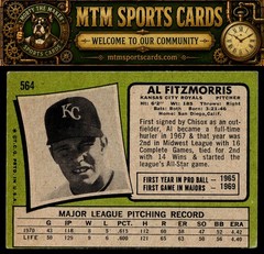 1971 Topps #564 Al Fitzmorris