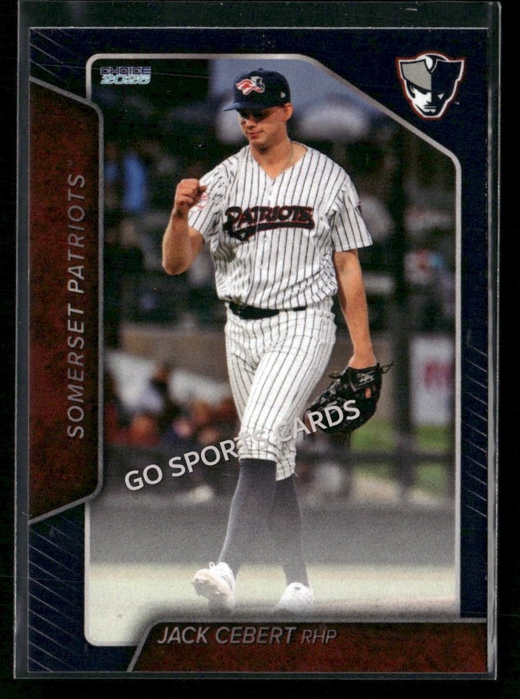 2026 Somerset Patriots Jack Cebert RC Rookie Yankees Minor League
