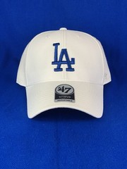 Los Angeles Dodgers White 47&prime; Brand MVP Adjustable Hat