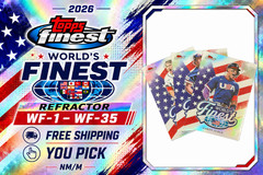 2026 Topps Finest • World’s Finest Refractor Insert WF-1–WF-35 • YOU PICK • NM/M