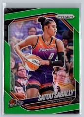 2025 Panini Prizm WNBA #4 Satou Sabally Green Prizms