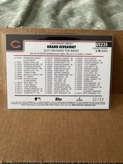 2025 Topps Update Series – Season Highlights Elly De La Cruz #US235 Gold /50