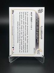 CJ Abrams Rookie Debut RC US327 – 2022 Topps Update Series MLB – Free Shipping