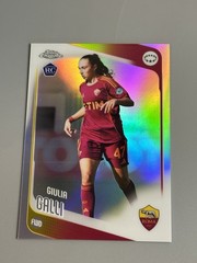 Giulia Galli 2025-26 Topps Chrome Women’s UEFA Refractor Rookie #40 AS Roma