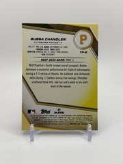 2025 Bowman&rsquo;s Best -Top Prospect Bubba Chandler #TP-9 Purple Mojo Refractor /250