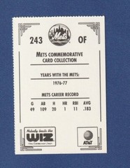 PEPE MANGUAL 1991 Wiz PROMO Stadium Giveaway AT&T Mini Card #243 NY Mets SGA^