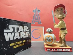 Mike Trout Los Angeles Angels MLB 2023 SGA Bobblehead BB-8 Star Wars