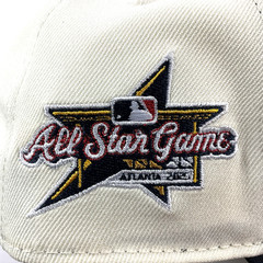 New Era Atlanta Braves Exclusive Cream 9FORTY A-Frame Snapback Hat Cap