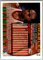Charles Barkley Topps 34 1996-97 Phoenix Suns – NBA Cards! NM