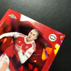 2025-26 Topps Chrome UEFA Women&rsquo;s Sapphire Alessia Russo Red 1/5 ≈1/1 Arsenal