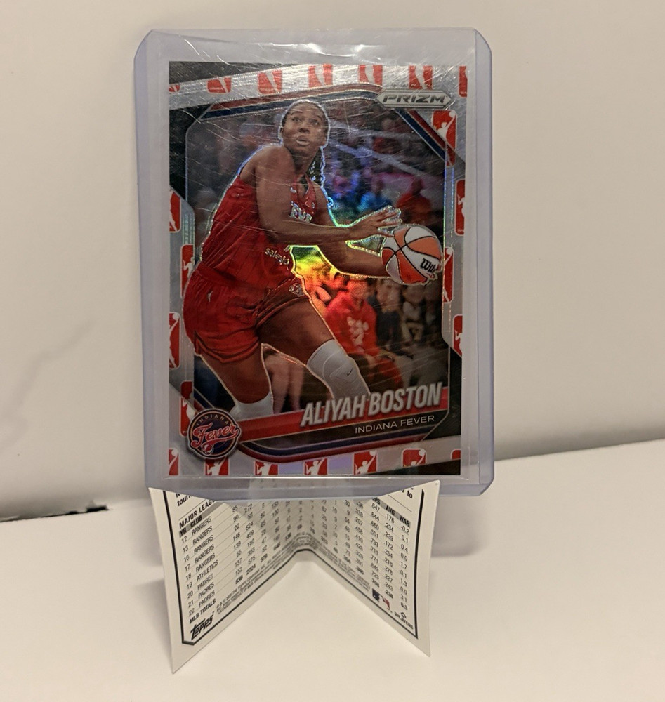 Panini 2025 Prizm WNBA Aliyah Boston WNBA Logo Prizm #75 Indiana Fever