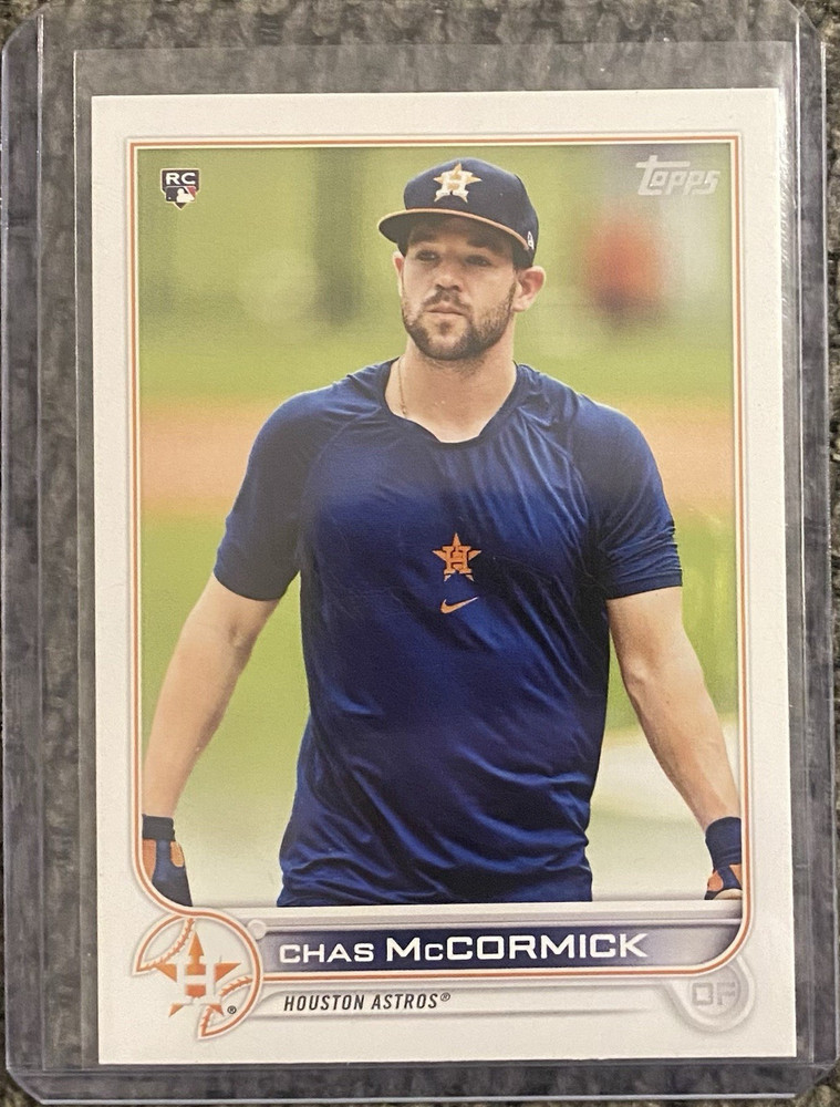 Topps 2022 Series 1 Rookie Short Print SP #135 Chas McCormick Houston Astros