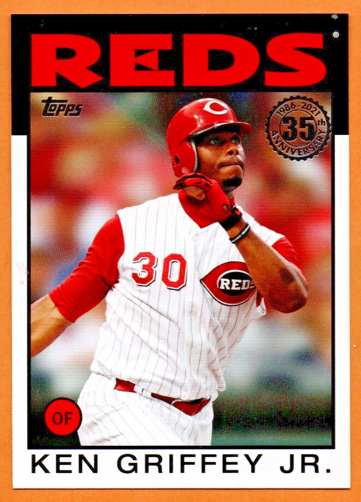 KEN GRIFFEY JR ⚾ INSERT ⚾ 2021 TOPPS 35TH ANNIVERSARY 1986 #86B-14 * FREE S&H