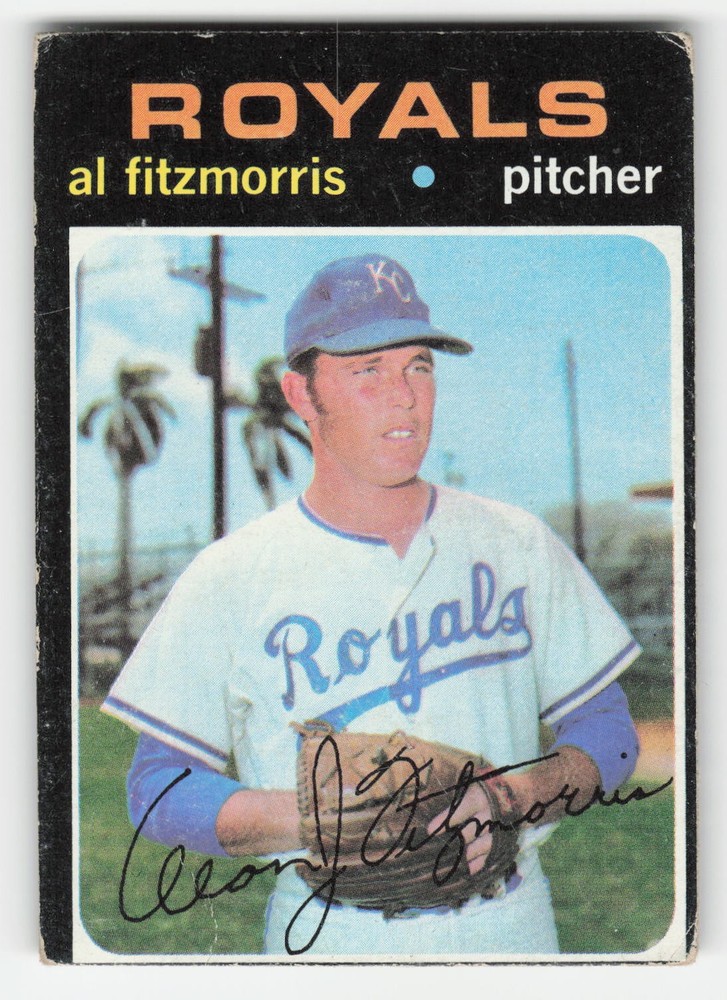 Al Fitzmorris 1971 Topps #564 Kansas City Royals Pr-Gd