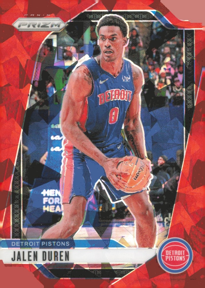 2024-25 Panini Prizm #20 Jalen Duren Prizms Red Ice