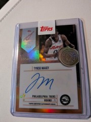 Tyrese Maxey SSP/50 ON CARD AUTO TOPPS SEALED GREAT INVESTMENT! HOT CARD!🔥🔥🔥