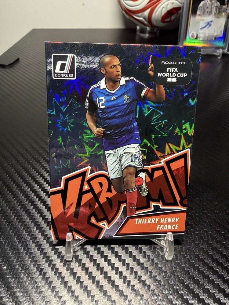 2025-26 Panini Donruss Road to Fifa World Cup France Thierry Henry Kaboom #18