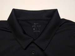 NIKE UCF Knights Polo Shirt Retro Logo Solid Black Men&rsquo;s XL