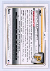 2020 Bowman Paper Jared Jones Signed Card Autograph 1st BD-70 Pirates MLB RC QTY
