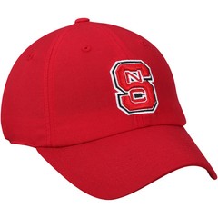 Men&rsquo;s Top of the World Red NC State Wolfpack Primary Logo Staple Adjustable Hat