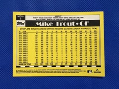 2025 Topps Chrome Update MIKE TROUT 1990 Topps 35th Anniversary LA Angels