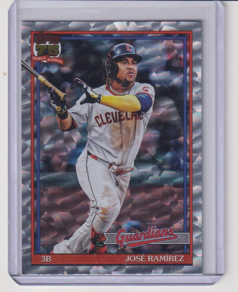 2026 Topps #T91-69 José Ramírez 35th Anniversary Crackle Foil
