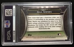 🔥Paul Skenes Bowman Draft Night RC Card # BDN7 PSA 9 Pirates Rookie
