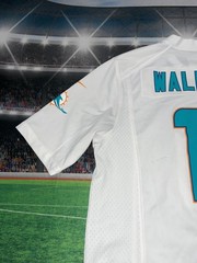 Miami Dolphins Mike Wallace #11 Nike On Field Jersey Mens Size Large Used