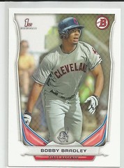 Bobby Bradley Cleveland Indians 2014 Bowman Draft Card