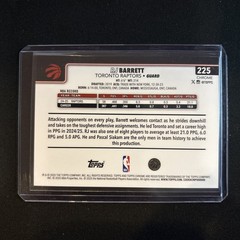 🔥RJ Barrett 2025-26 Topps Chrome #225 Blue X-Fractor Raptors SSP