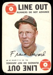 Frank Howard 1968 Topps Game Card #21 Washinton Senators Card (crease) PR