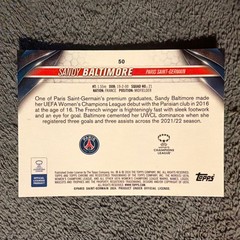 Sandy Baltimore Paris Saint-Germain #50 2023-24 Topps Chrome UEFA WCL
