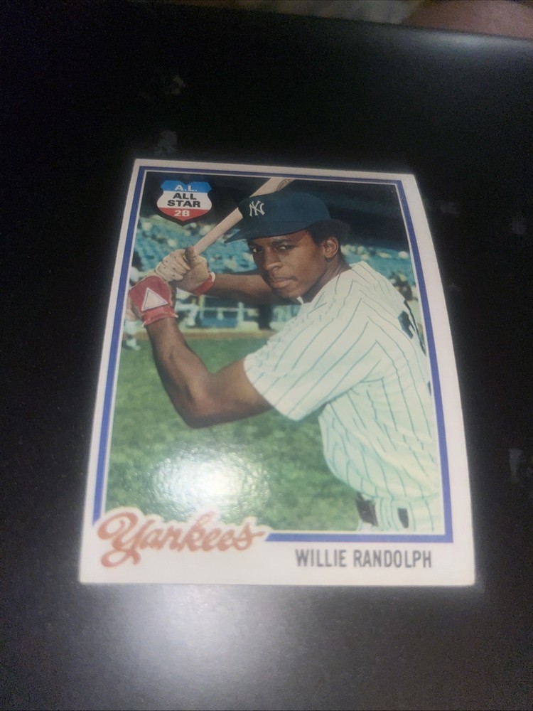 1978 Topps Willie Randolph New York Yankees #620