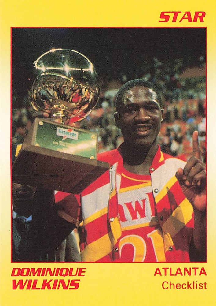1990-91 Star Dominique Wilkins #1 Dominique Wilkins / Checklist
