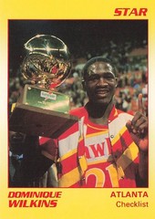 1990-91 Star Dominique Wilkins #1 Dominique Wilkins / Checklist