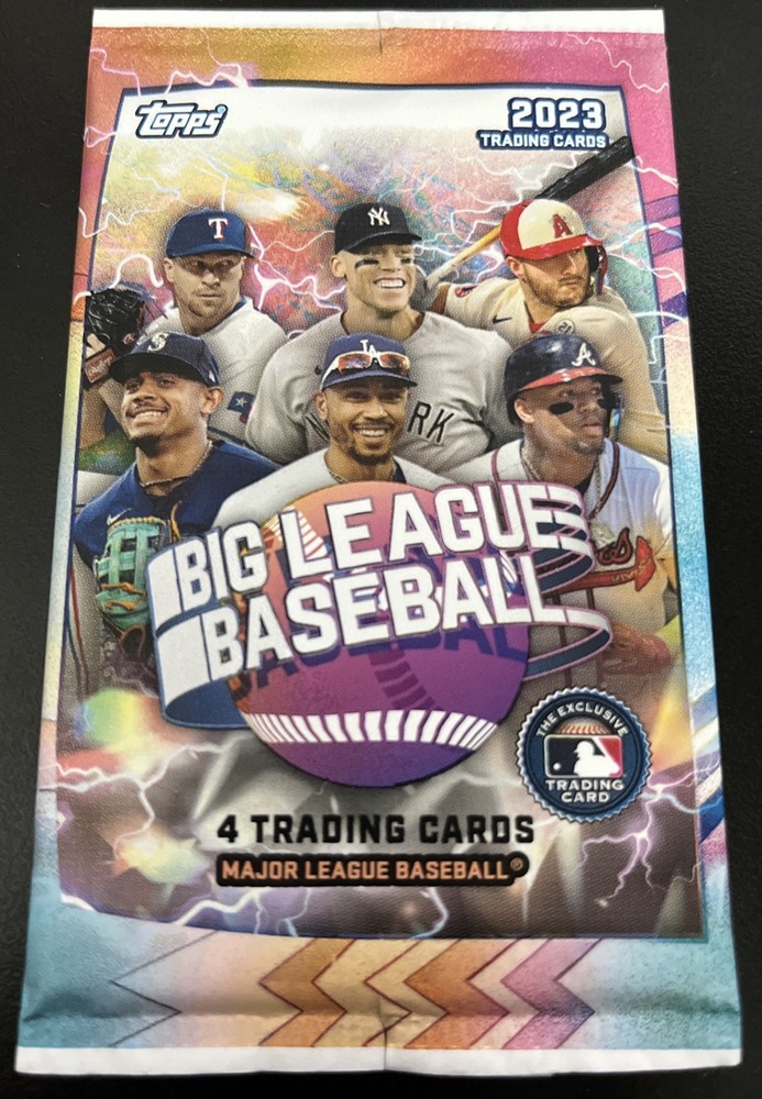 2023 Topps Big League Baseball 4 Card Pack-Factory Sealed-****Ships Free****