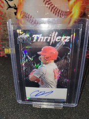 2023 Leaf Metal – Thrillerz Black #T-CD1 Chase Davis 3/4