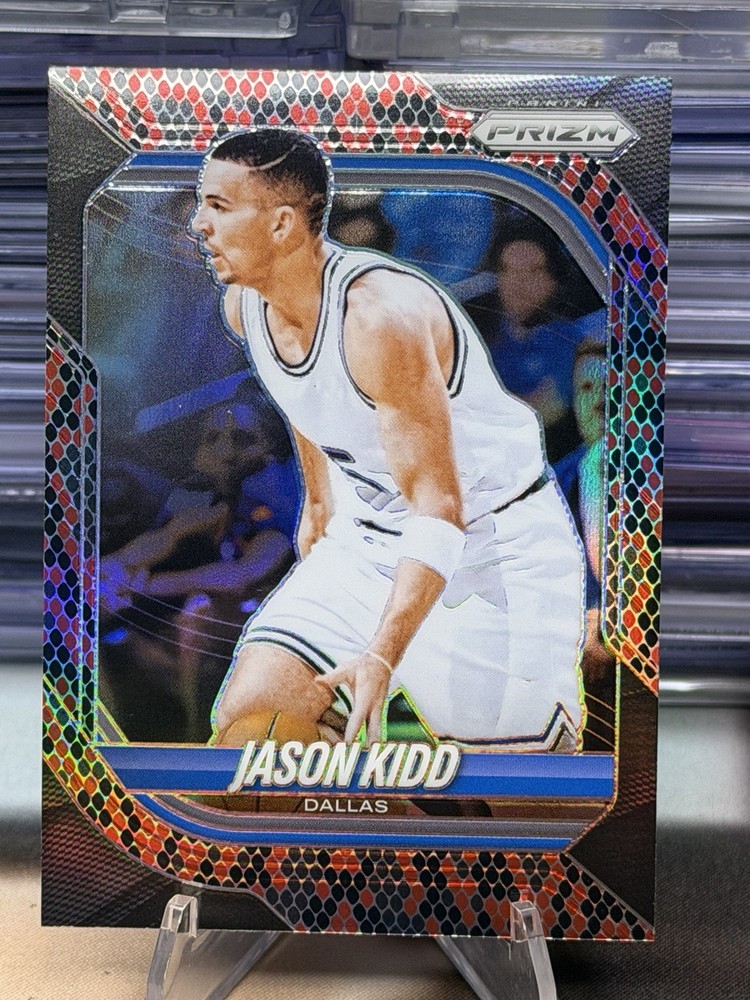 Panini 2025-26 Prizm Basketball Jason Kidd Snakeskin SSP #187 Mavericks