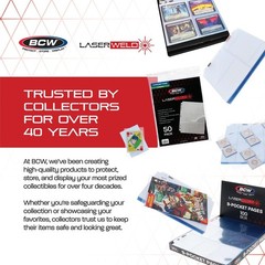 3-Pocket 4×6 Photo Sleeves for 3 Ring Binder | Archival Refill Pages | 50 Pack