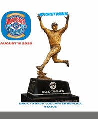 BEST PRICE Toronto Blue Jays Joe Carter WS Replica Statue Back to Back