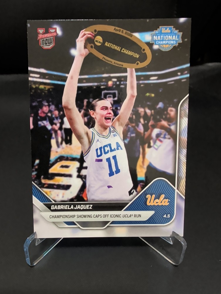 GABRIELA JAQUEZ 2025-26 Bowman U NOW® Basketball – Card #123 – UCLA